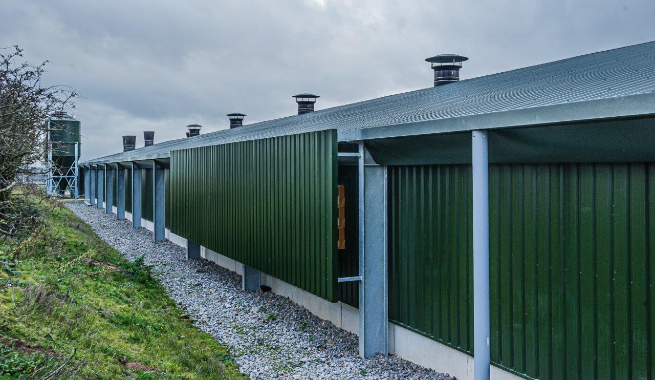 Powell & Co Construction Ltd Free Range Poultry Unit in Cumbria